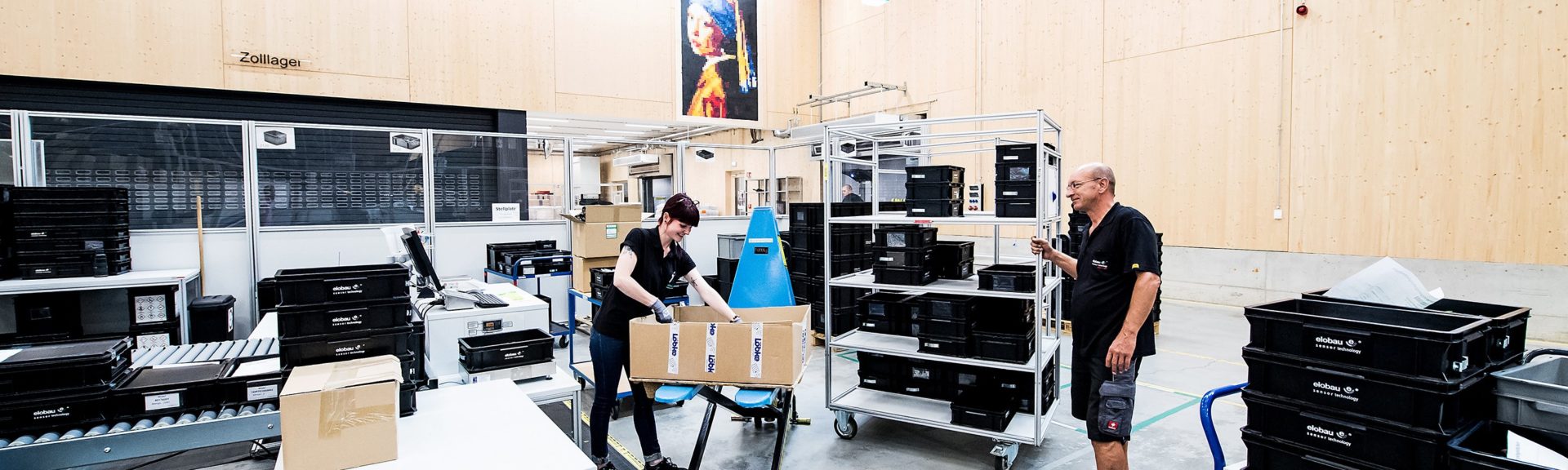 elobau Logistikzentrum Wareneingang