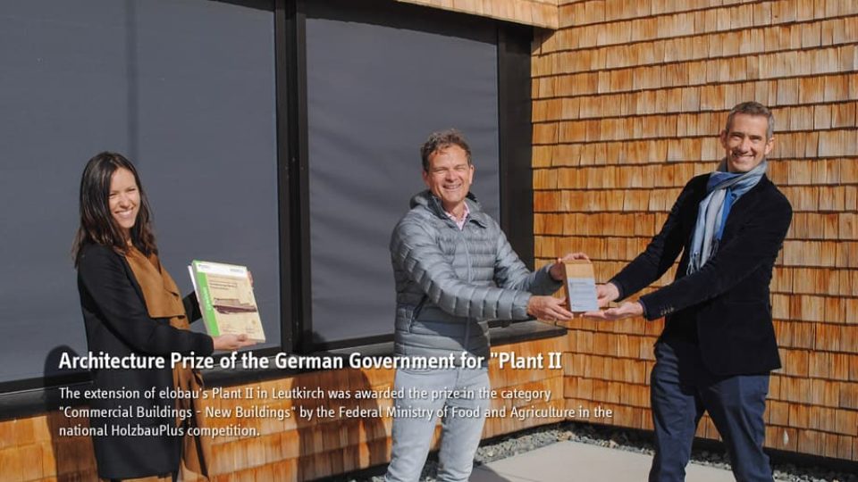 News - Federal UMWELT & BAUEN Award 2021 for elobau - elobau