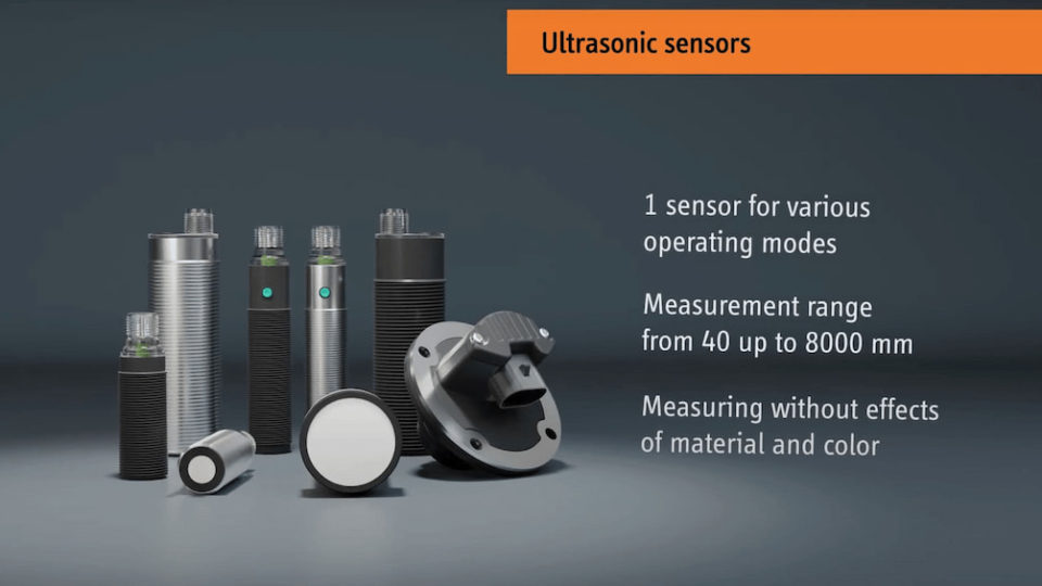 Ultrasonic sensors | High operating ranges up to 8 m | elobau