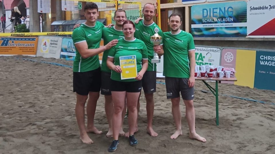 News - elobau-Team siegt bei Beachvolleyballturnier des Leutkircher Altstadtfests - elobau