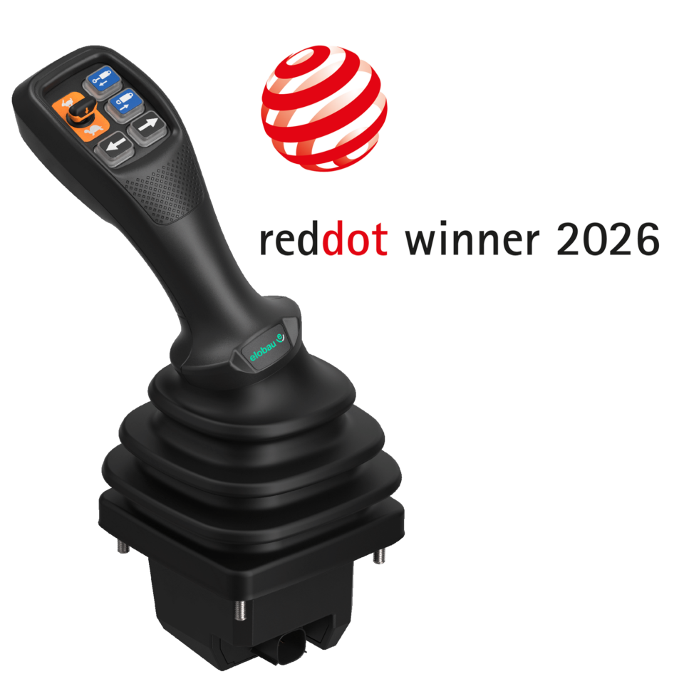 Joystick for excavators - Robust Joystick JE with 371G Handle - elobau